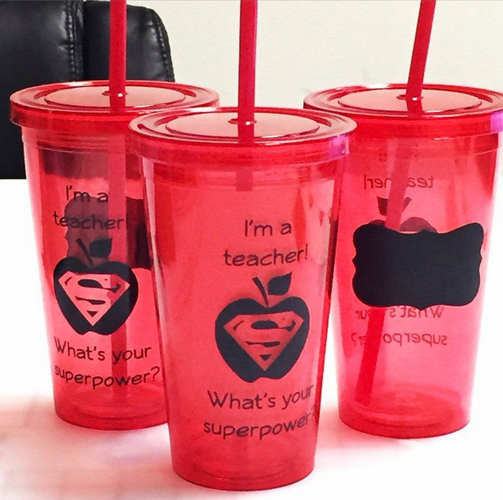 I'm a teacher! What's your superpower? - DIY End of The School Year Teacher Appreciation Gift - Vinyl Only