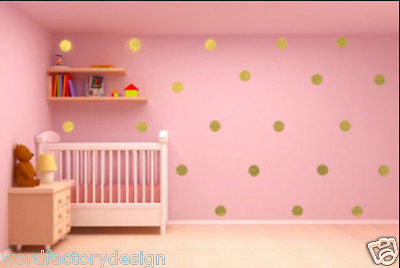 Dozen 3" Peel and Stick Polka Dot Circle Dots