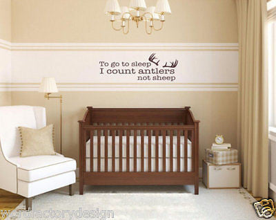 To Go To Sleep I Count Antlers Not Sheep