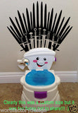 Iron Throne Parody Toilet sword Decal