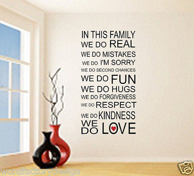 In This Family We Do... Family Rules