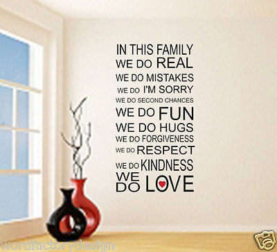 In This Family We Do... Family Rules