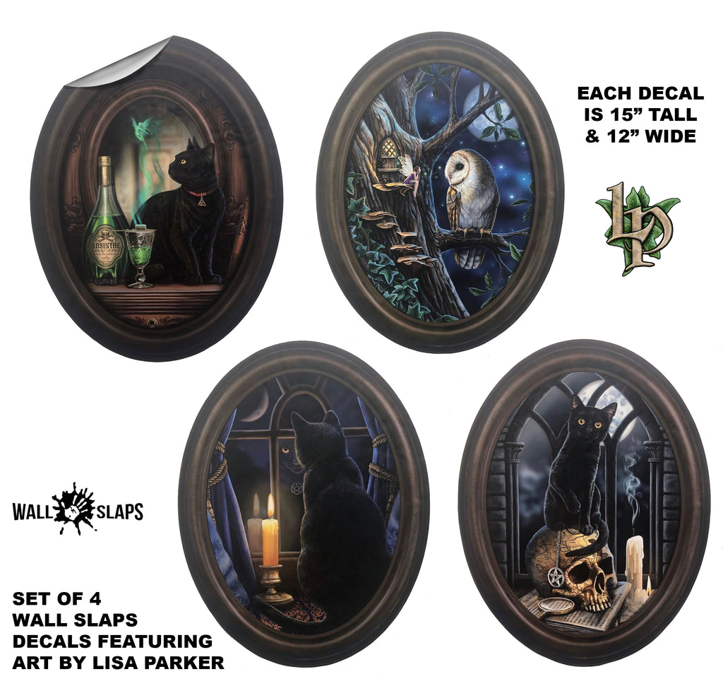 Set of 4 fantasy Frames - Wall Slaps Wall Decals