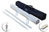 Retractable Roll Up Banner Stand 33" wide by up to 78" tall