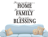 Home Family Blessing