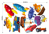 PBS Kids WordWorld Transportation Decal Set