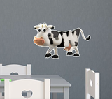 PBS Kids WordWorld Cow Wall Decal, Removable, Repositionable, & Educational