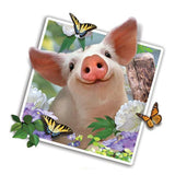 Piglet Selfie 12" Wall Slaps Decal