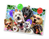 Animal Friends Selfie Birthday Party Edition 12" tall Wall Slaps Decal
