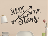Shoot for the Stars with Arrow Quote