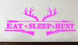 Eat Sleep Hunt Deer Antler Shotguns - Hunting Man Cave