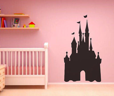 Princess Castle Peel and Stick Chalkboard Wall Decal Film - Repositionable