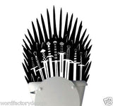 Iron Throne Parody Toilet Sword Decal