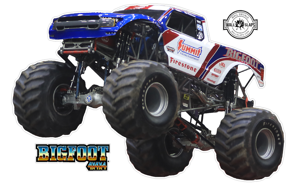 BigFoot 4x4 Monster Truck Wall Decal - 12 inches tall #T4