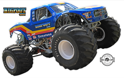 BigFoot 4x4 Monster Truck Wall Decal - 12 inches tall #T5