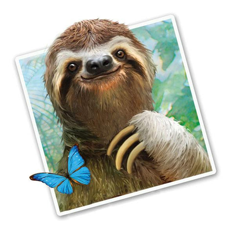 Sloth Selfie 12" Wall Slaps Decal